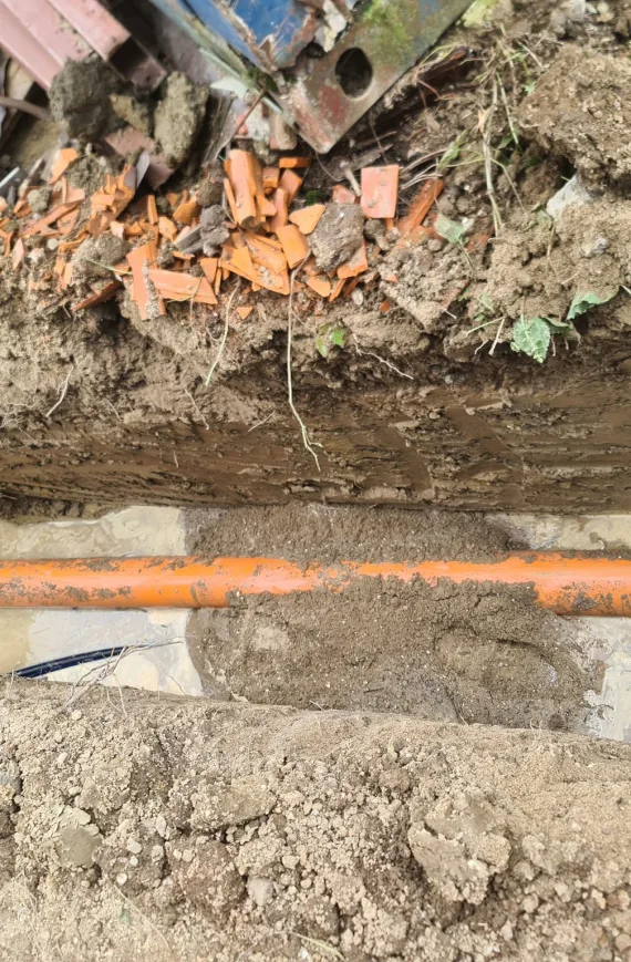 usluge - iskopi bagerom za pripremu i polaganje kanalizacije