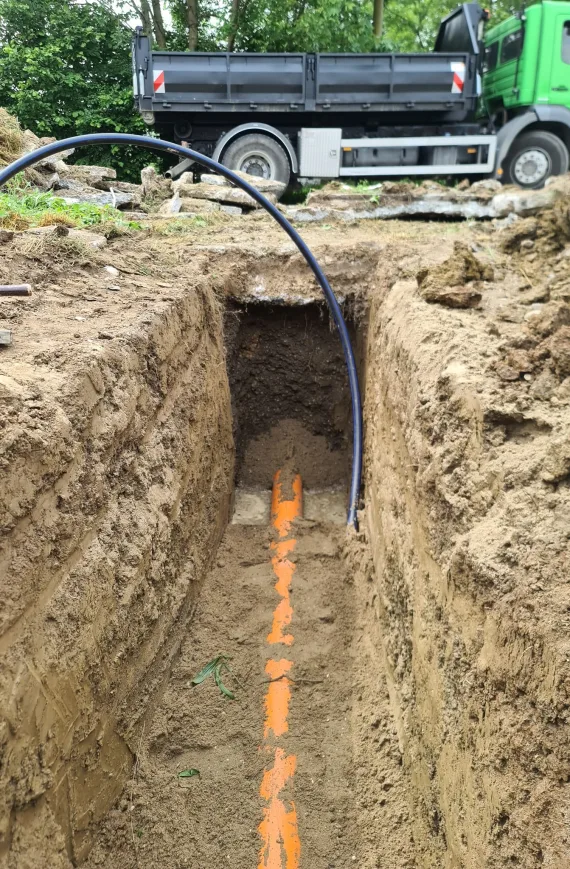 Postavljanje cijevi za kanalizaciju